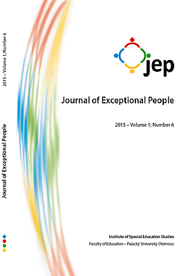 Journal of Exceptional People 2015 – Volume 1; Number 6