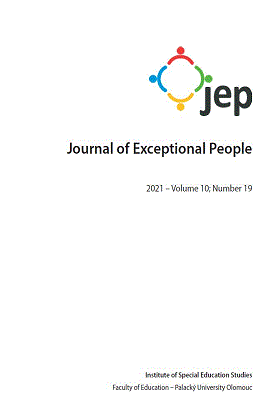 Journal of Exceptional People 2021 – Volume 10; Number 19