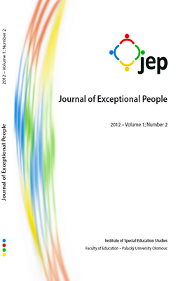 Journal of Exceptional People 2012 – Volume 1; Number 2